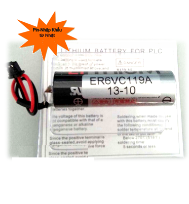 Pin Mitsubishi ER6VC119A lithium 3.6V