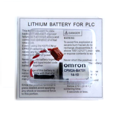 Pin Omron CPM2A-BAT01 lithium 3.6v size 1/2AA Made in Japan